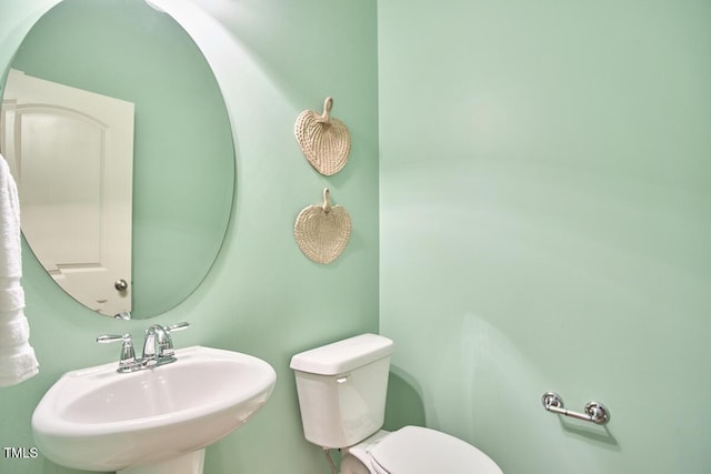 808 Historian St, Raleigh, NC 27603 - half bath featuring a sink and toilet