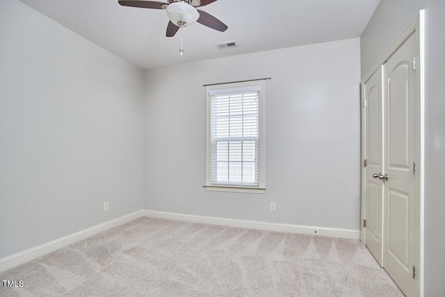 808 Historian St, Raleigh, NC 27603 - unfurnished bedroom with carpet flooring and a ceiling fan