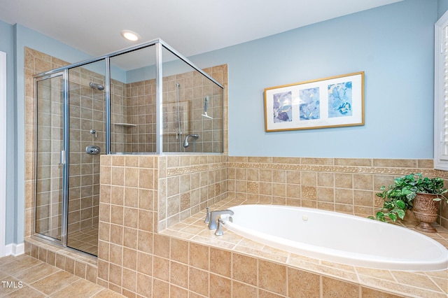 2201 Karns Pl, Raleigh, NC 27614 - bathroom with a garden tub and a shower stall