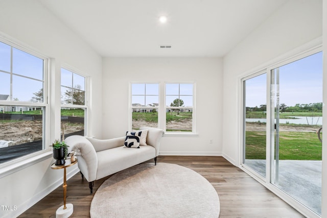 149 Cribbs Ln, Middlesex, NC 27557 - sunroom / solarium with healthy amount of natural light and a water view