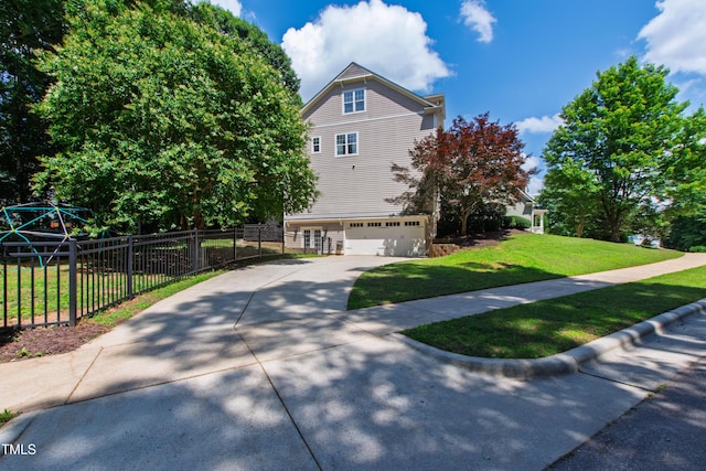 101 Eden Glen Dr, Holly Springs, NC 27540 - view of front of house with an attached garage and concrete driveway