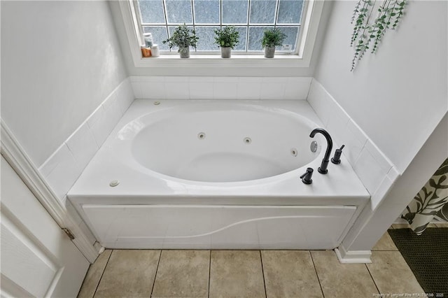 101 Quiet Cv, Raeford, NC 28376 - full bath with a whirlpool tub and tile patterned floors