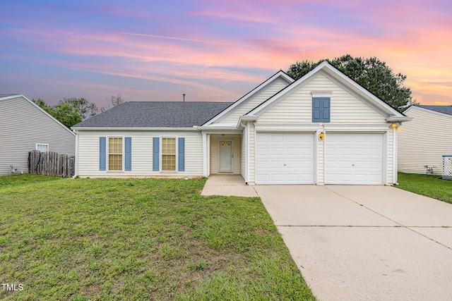 503 Kinship Ln, Apex, NC 27502 - view of front facade with concrete driveway and an attached garage