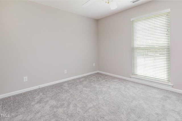 503 Kinship Ln, Apex, NC 27502 - carpeted empty room with plenty of natural light, baseboards, and ceiling fan