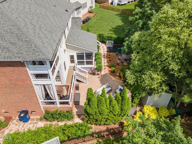 12140 Pawleys Mill Cir, Raleigh, NC 27614 - aerial view of property and surrounding area