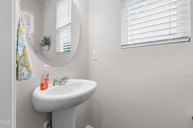 1615 Emory Ridge Way, Wake Forest, NC 27587 - bathroom with plenty of natural light and a sink