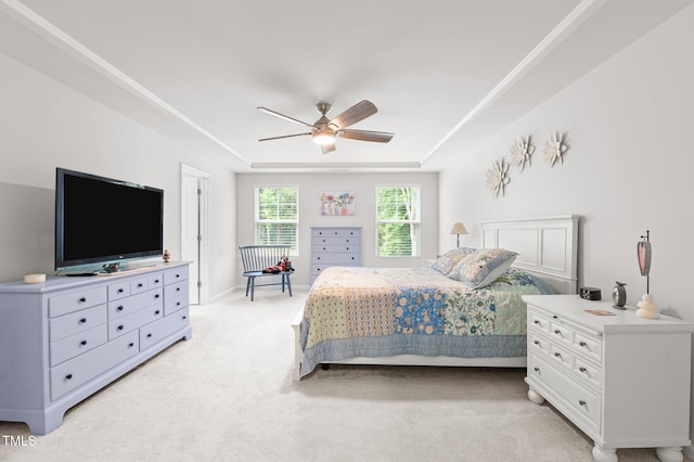 1615 Emory Ridge Way, Wake Forest, NC 27587 - bedroom featuring light carpet, ceiling fan, and baseboards