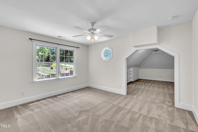 5121 Ten Point Trl, Wake Forest, NC 27587 - bonus room featuring a ceiling fan, healthy amount of natural light, carpet flooring, and baseboards