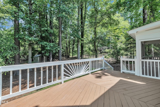 5121 Ten Point Trl, Wake Forest, NC 27587 - view of deck