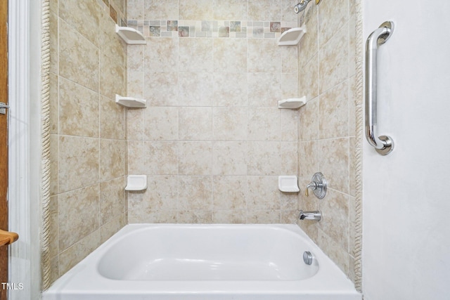 102 Pine St, Dunn, NC 28334 - bathroom featuring shower / tub combination