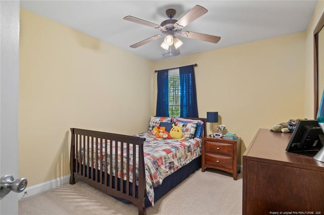 15 London Way, Spring Lake, NC 28390 - carpeted bedroom featuring ceiling fan and baseboards