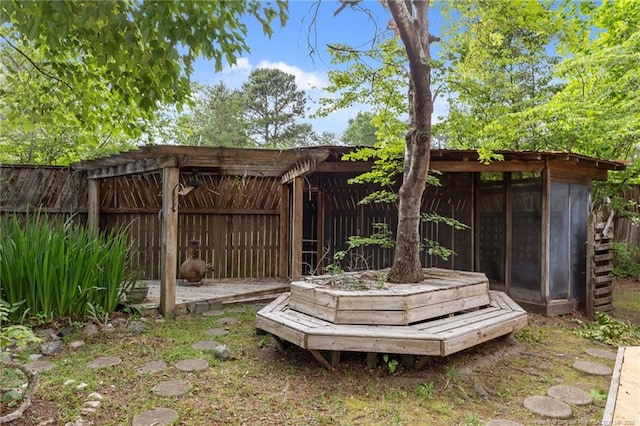 114 Birch Cir, Raeford, NC 28376 - view of fenced backyard