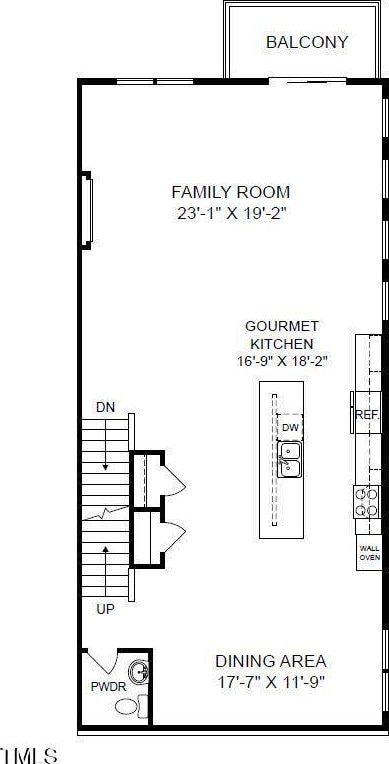 1247 Shaw View Aly Unit 201, Raleigh, NC 27601 - floor plan / room layout