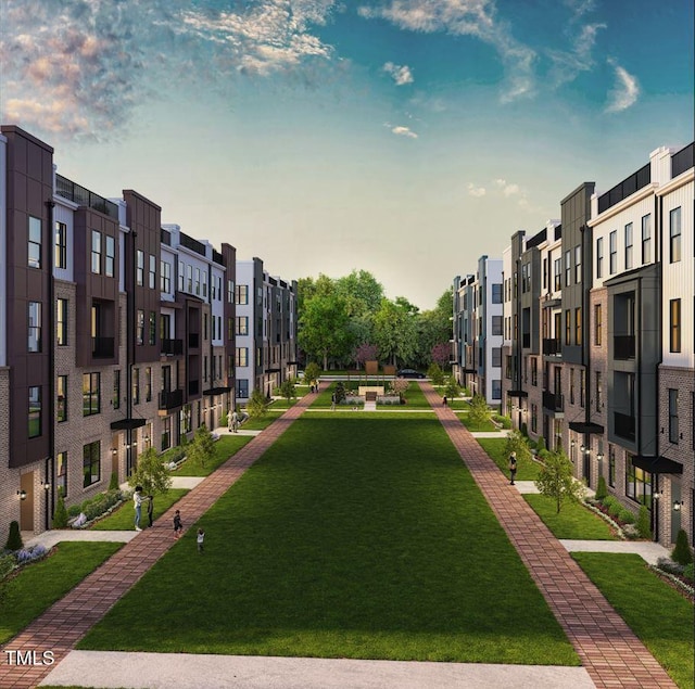 1247 Shaw View Aly Unit 201, Raleigh, NC 27601 - view of community with a residential view