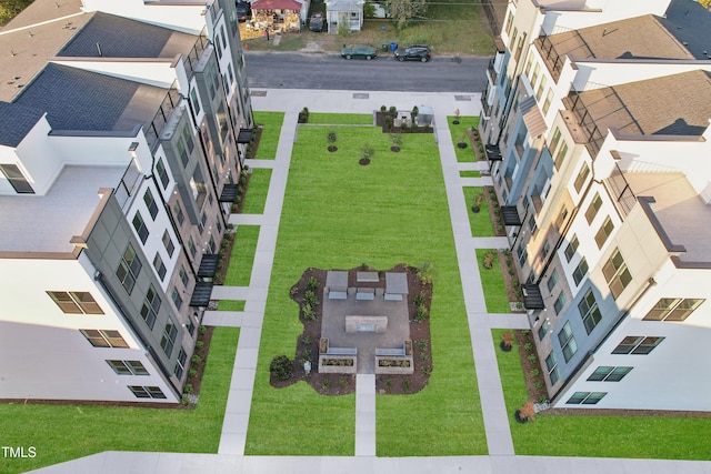 1247 Shaw View Aly Unit 201, Raleigh, NC 27601 - aerial view