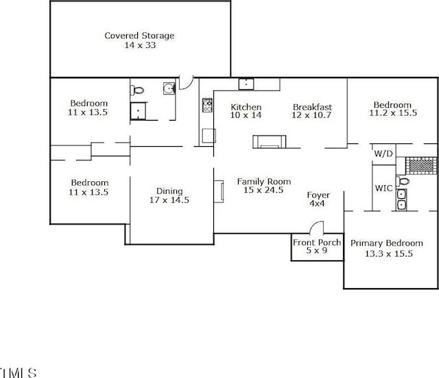 2003 Broadway Rd, Sanford, NC 27332 - room layout