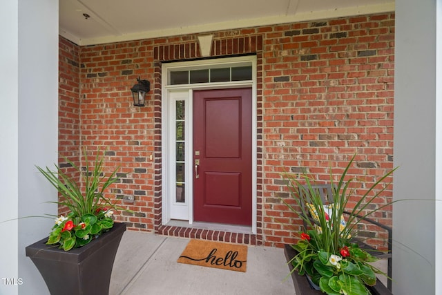 10310 Sablewood Dr Unit 111, Raleigh, NC 27617 - doorway to property featuring brick siding