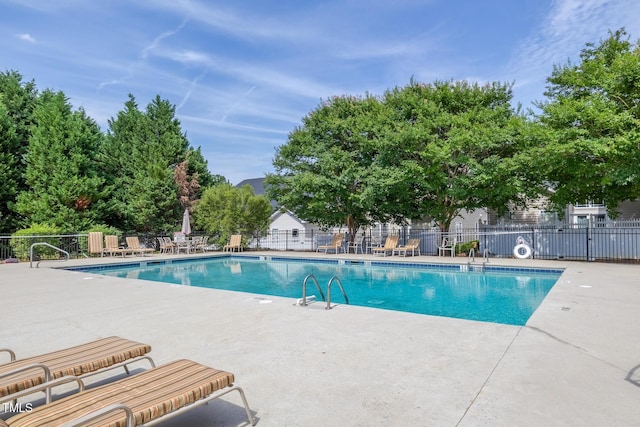 2513 Asher View Ct, Raleigh, NC 27606 - community pool featuring a patio area
