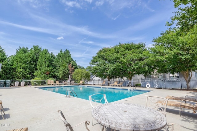 2513 Asher View Ct, Raleigh, NC 27606 - community pool with a patio