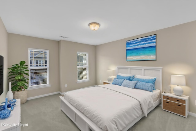 2513 Asher View Ct, Raleigh, NC 27606 - bedroom with light carpet and baseboards