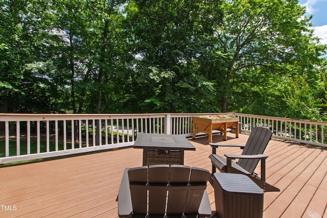 3821 La Costa Way, Raleigh, NC 27610 - view of wooden terrace