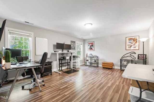 3821 La Costa Way, Raleigh, NC 27610 - office with wood finished floors and baseboards