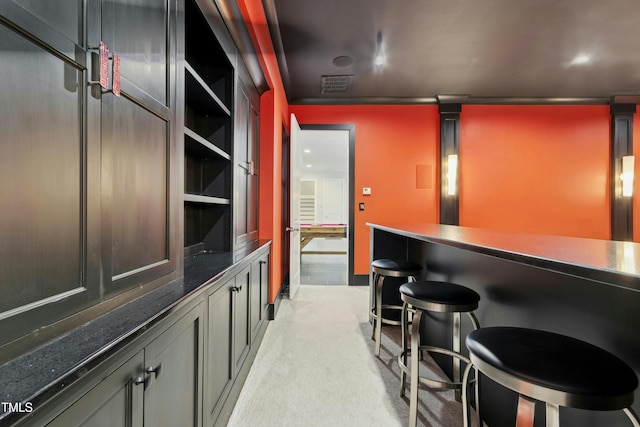 238 Michelangelo Way, Cary, NC 27518 - indoor dry bar featuring light carpet