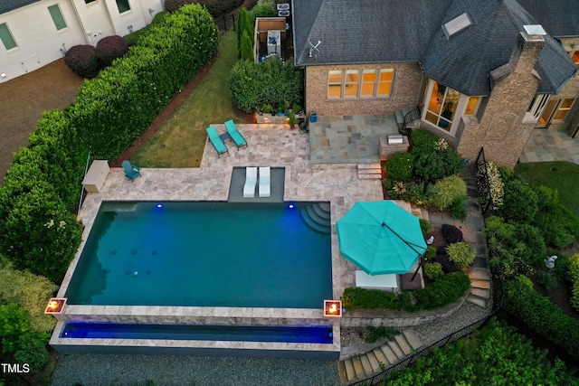 238 Michelangelo Way, Cary, NC 27518 - view of subject property featuring a pool
