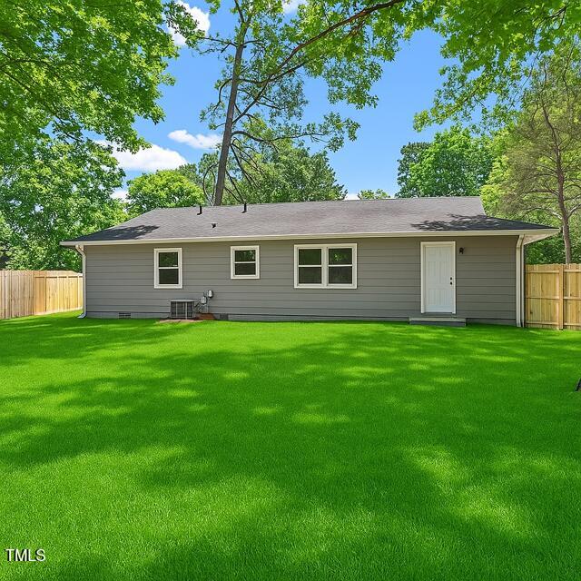 3204 Winfield Ct, Raleigh, NC 27610 - view of back of property