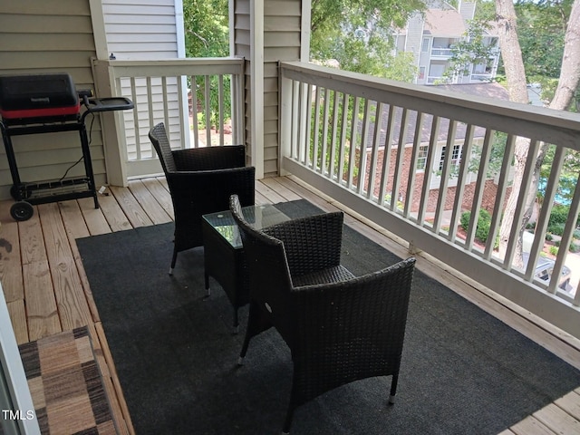 631 Springfork Dr, Cary, NC 27513 - balcony with area for grilling