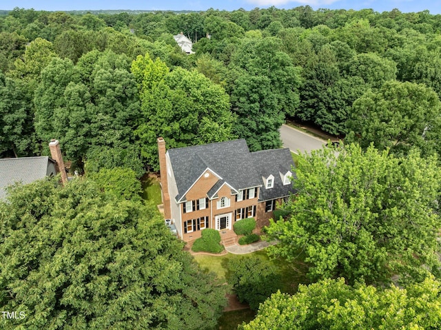 100 Silver Lining Ln, Cary, NC 27513 - view of subject property featuring a forest