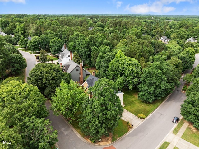 100 Silver Lining Ln, Cary, NC 27513 - drone / aerial view of a heavily wooded area