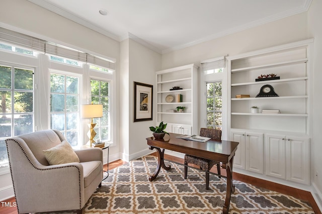 81002 Alexander, Chapel Hill, NC 27517 - office space with crown molding and wood finished floors
