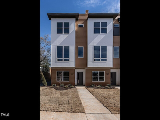 1408 Sawyer Rd Unit 103, Raleigh, NC 27610 - view of contemporary house