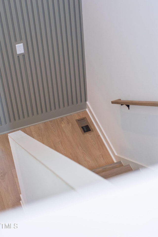 1408 Sawyer Rd Unit 103, Raleigh, NC 27610 - detailed view of wood finished floors and baseboards