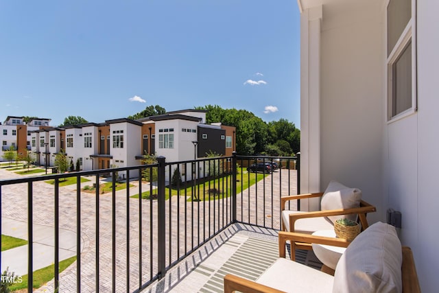 1408 Sawyer Rd Unit 103, Raleigh, NC 27610 - balcony featuring a residential view