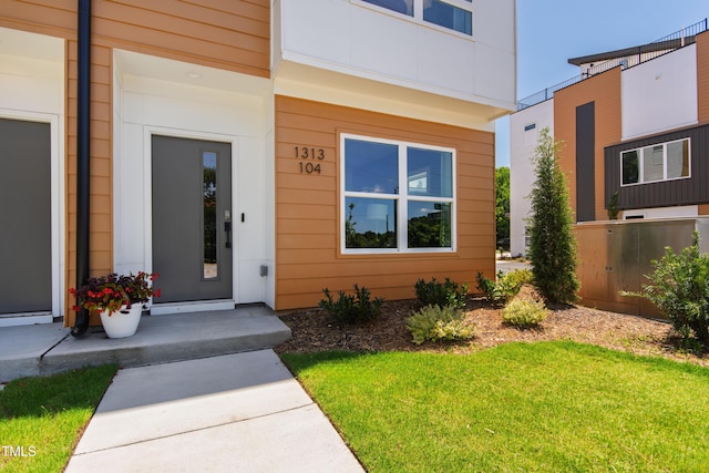 1408 Sawyer Rd Unit 103, Raleigh, NC 27610 - entrance to property featuring a yard