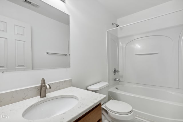 3141 Rapid Falls Rd, Cary, NC 27519 - bathroom featuring vanity, bathtub / shower combination, and toilet
