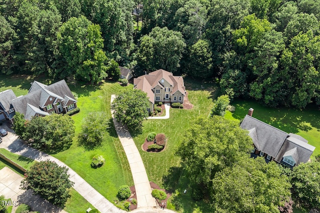 2628 Hunters Meadow Ln, Raleigh, NC 27606 - aerial perspective of suburban area
