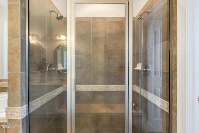 2628 Hunters Meadow Ln, Raleigh, NC 27606 - full bathroom featuring a shower stall