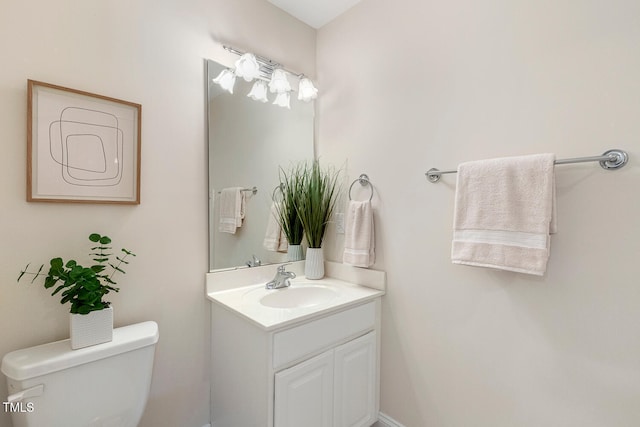 2628 Hunters Meadow Ln, Raleigh, NC 27606 - bathroom with vanity and toilet
