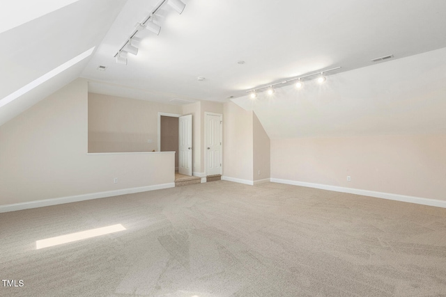 2628 Hunters Meadow Ln, Raleigh, NC 27606 - additional living space with lofted ceiling and carpet flooring