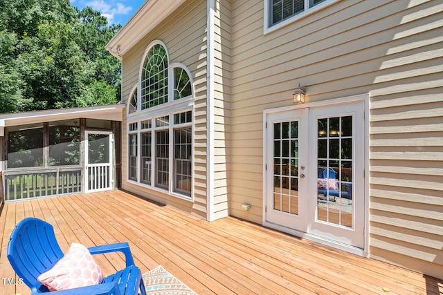 2628 Hunters Meadow Ln, Raleigh, NC 27606 - view of wooden terrace