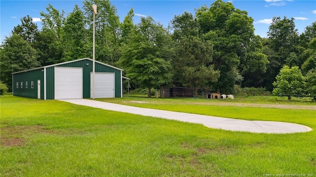 330 Wellington Rd, Saint Pauls, NC 28384 - view of detached garage
