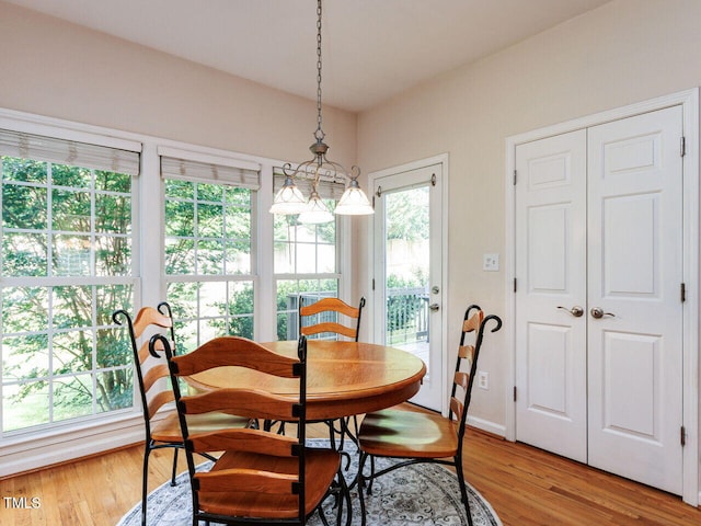 313 Hardwick Dr, Durham, NC 27713 - dining space with light wood-style flooring