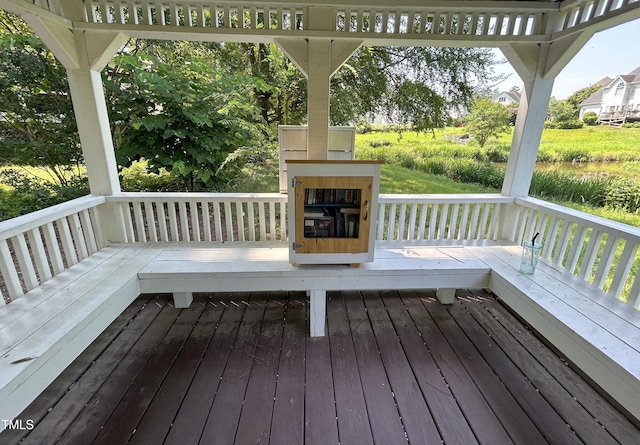 313 Hardwick Dr, Durham, NC 27713 - view of wooden terrace