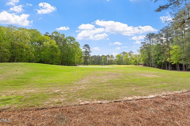 801 Pinehurst Dr, Chapel Hill, NC 27517 - view of grassy yard featuring golf course view
