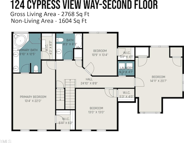 124 Cypress View Way, Apex, NC 27502 - floor plan / room layout