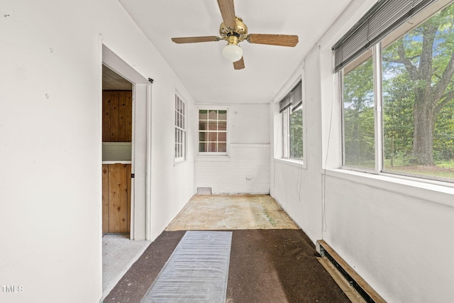 211 Cool Spring Rd, Durham, NC 27713 - unfurnished sunroom featuring a baseboard radiator