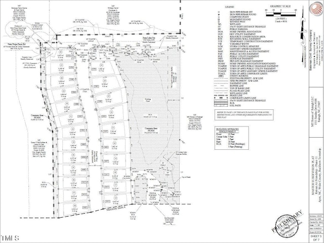 2396 Picual Way Lot 32, New Hill, NC 27562 - map showing property parcels